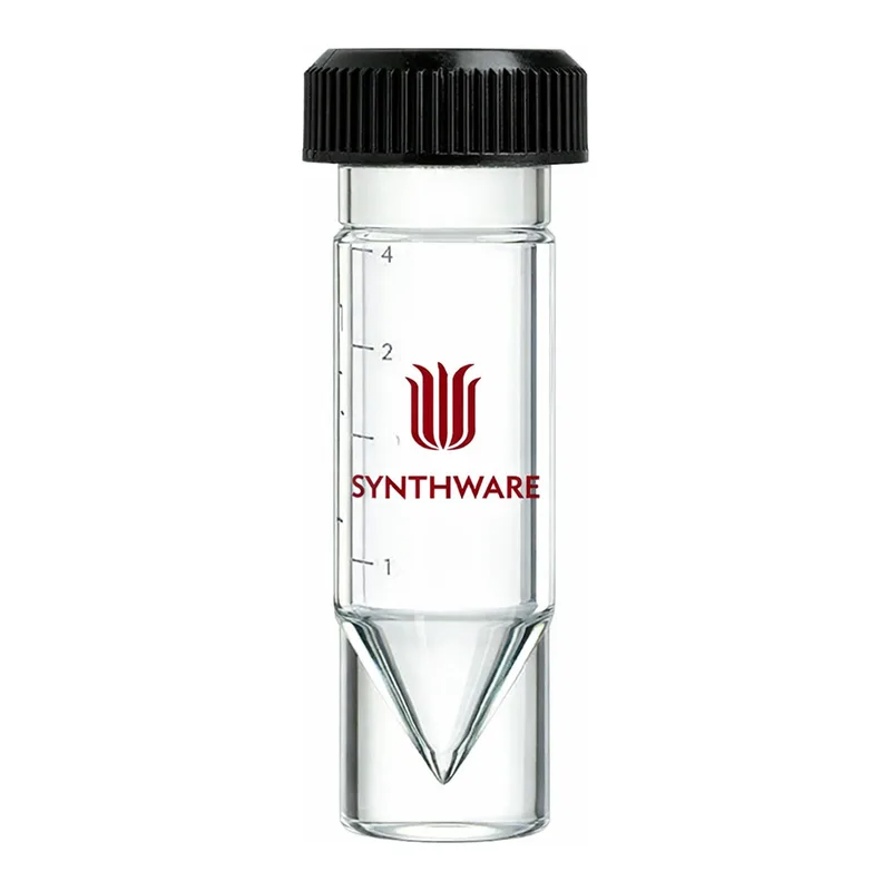 Merck Synthware conical bottom reaction vial with holed compression cap