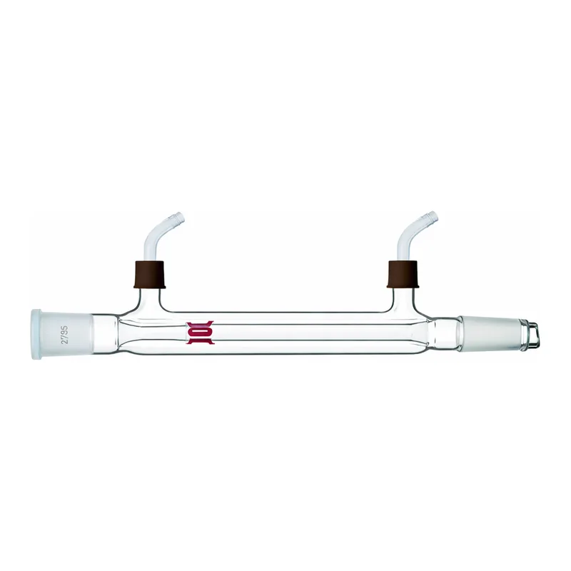 Merck Synthware Liebig condenser with 8 mm OD removable hose connections