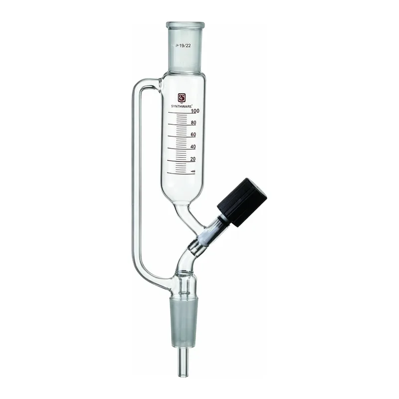 Merck Synthware pressure equalizing funnel with high vacuum valve