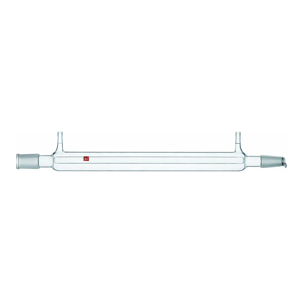 Merck Synthware Liebig condenser with 8 mm OD hose connections