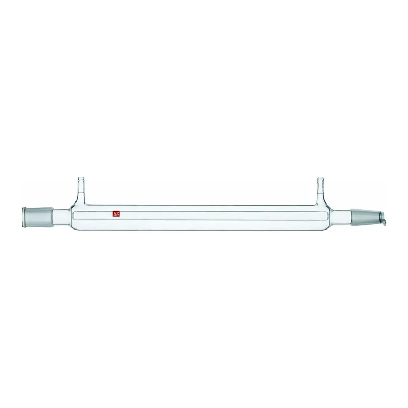 Merck Synthware Liebig condenser with 8 mm OD hose connections