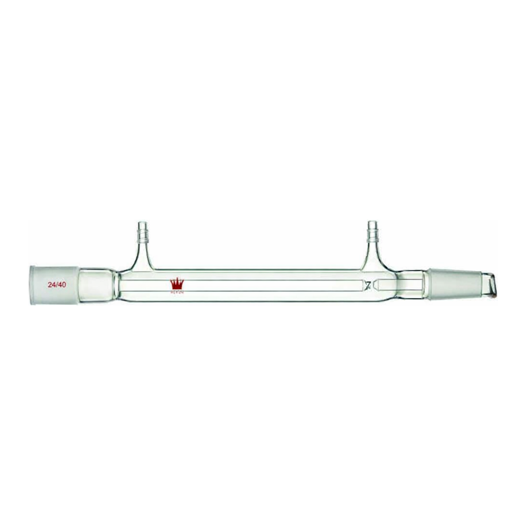 Merck Synthware water jacketed distillation column with indents to support packing material