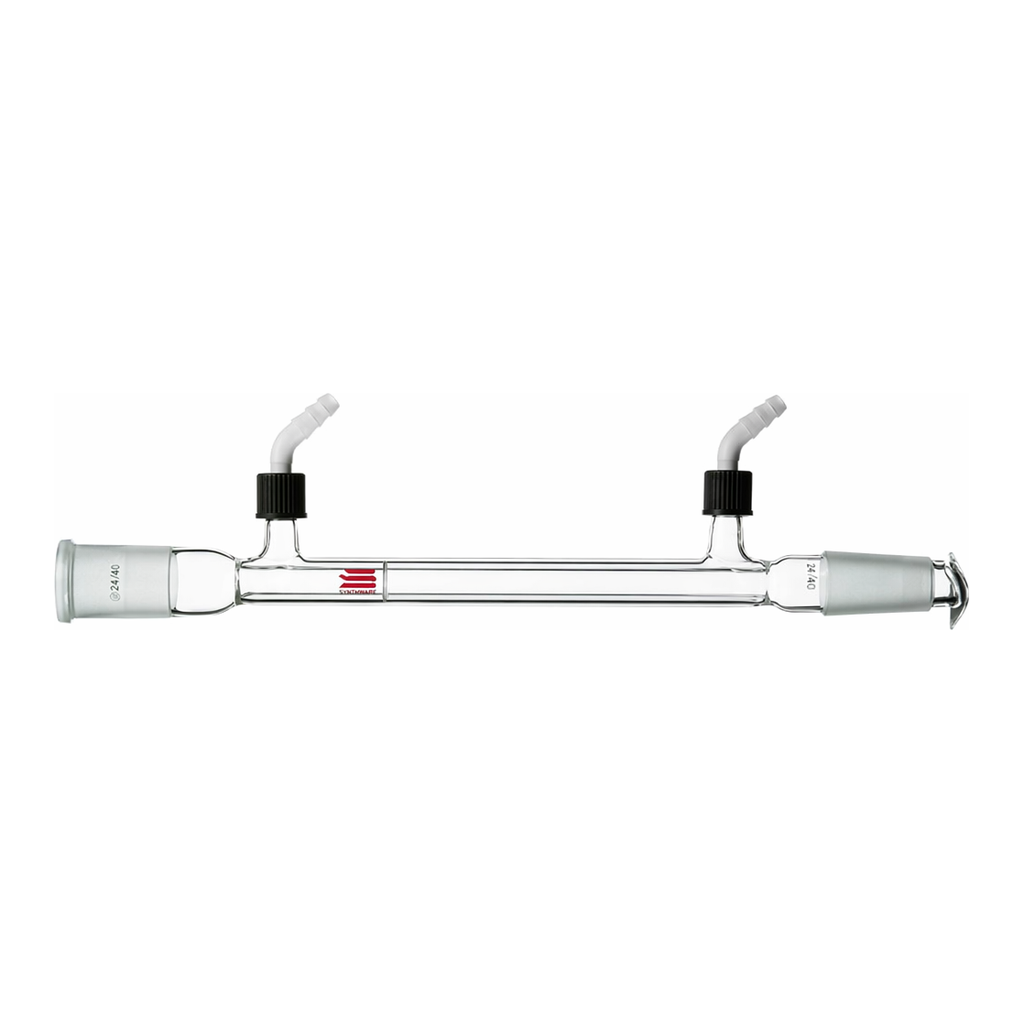 Merck Synthware West condenser with removable hose connections