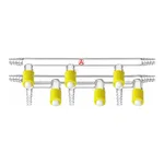 Merck Aldrich dual bank manifold with high-vacuum PTFE valves