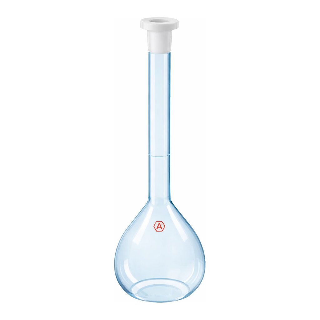 Merck Aldrich Essentials volumetric flask, class A, meets ASTM E288