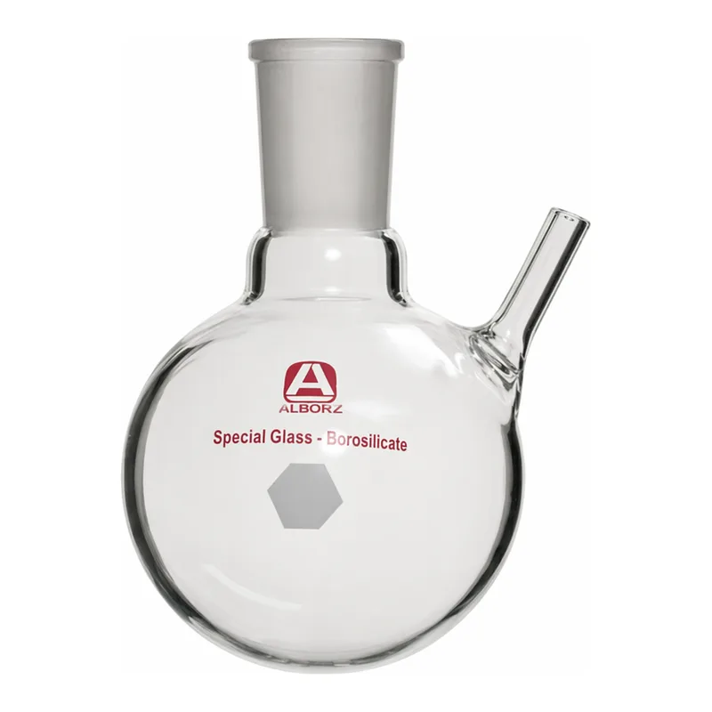 Merck Aldrich round-bottom flask with septum-inlet