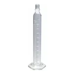 Merck Pyrex serialized/certified graduated cylinder with Pyrex stopper