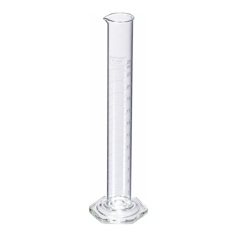 Merck Pyrex VISTA graduated cylinder, to deliver
