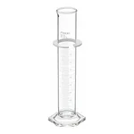 Merck Pyrex single metric scale graduated cylinder, calibrated to deliver