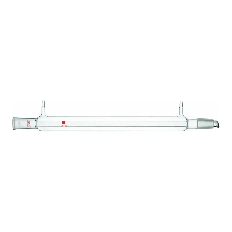 Merck Synthware Liebig condenser with 8 mm OD hose connections