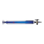 Merck Synthware chromatography column with with spherical joint, PTFE stopcock and coarse frit