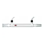 Merck Synthware Liebig condenser with 8 mm OD removable hose connections