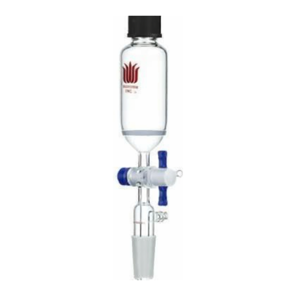 Merck Synthware synthesis vessel with lower joint and PTFE T-bore stopcock