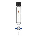 Merck Synthware peptide synthesis vessel with fritted disc and PTFE stopcock