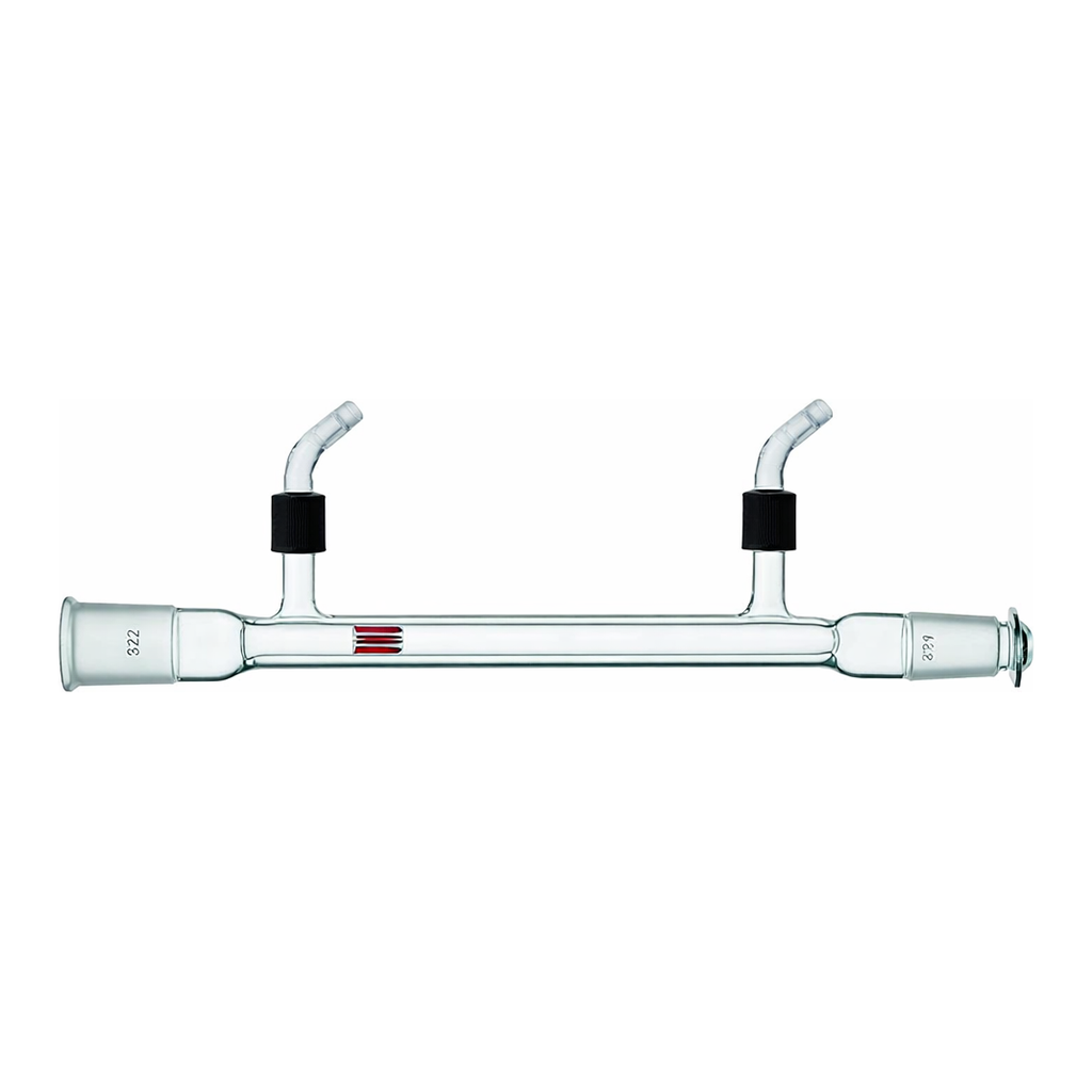 Merck Synthware West condenser with removable hose connections