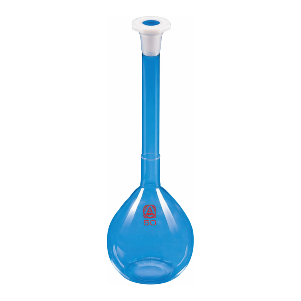 Merck Aldrich Essentials volumetric flask, Class A, meets DIN ISO-1042
