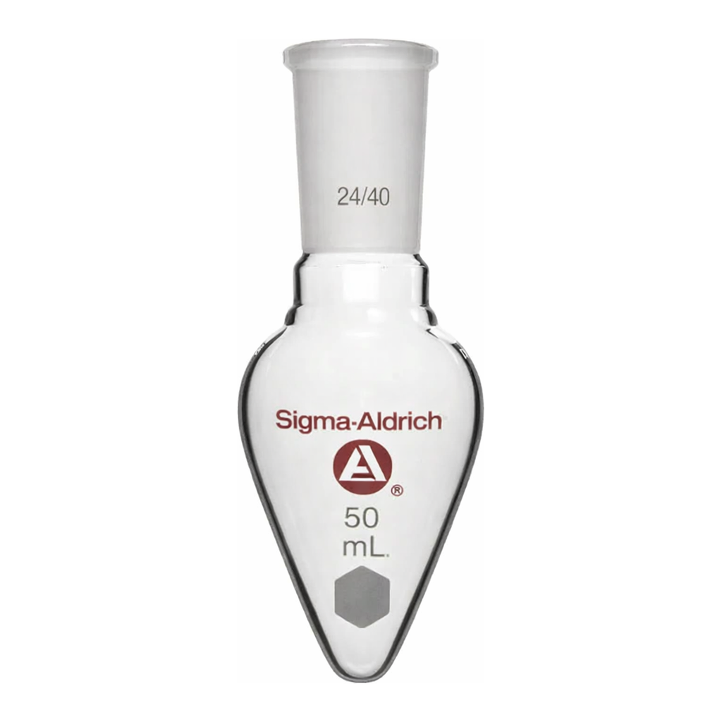 Merck Aldrich pear-shaped flask
