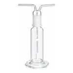 Merck Pyrex gas-washing bottle, fritted cylinder, 29/42 ST stopper