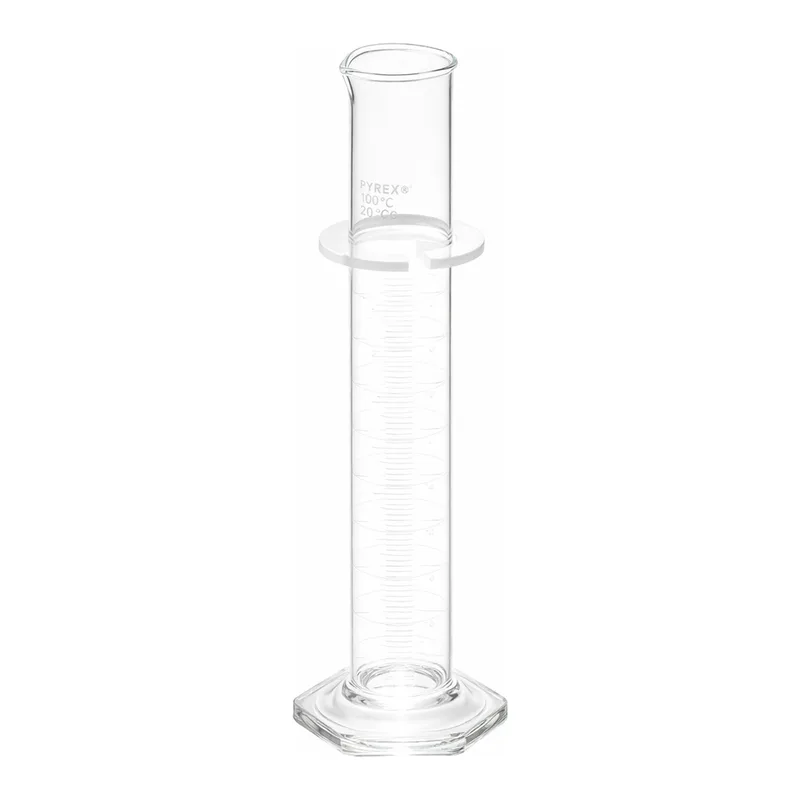 Merck Pyrex single metric scale graduated cylinder, calibrated to deliver