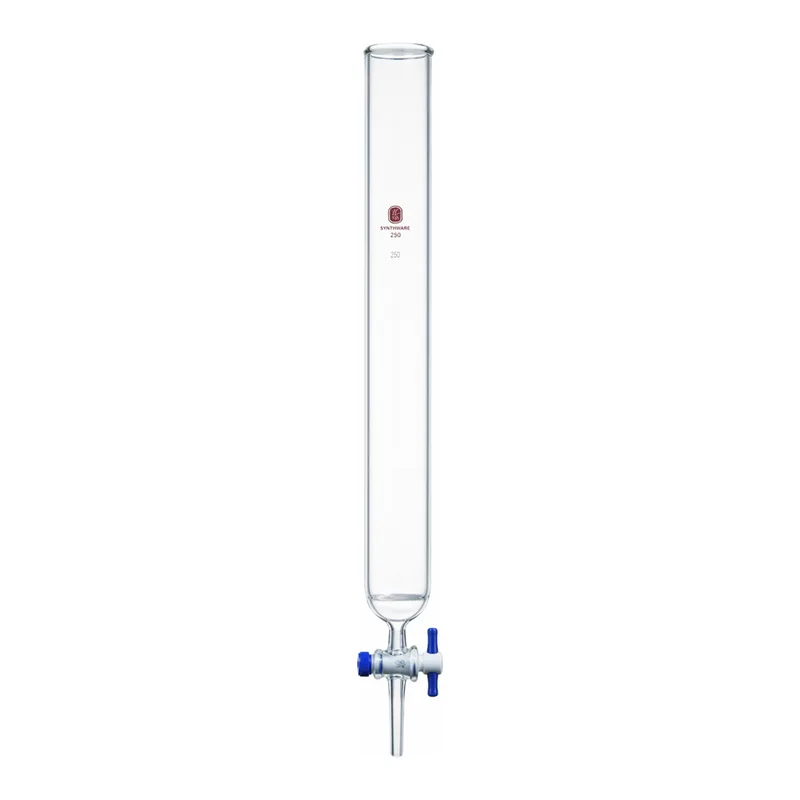 Merck Synthware chromatography column with PTFE stopcock and coarse frit