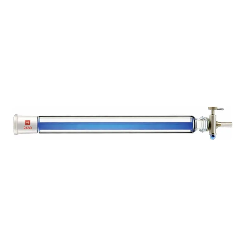 Merck Synthware chromatography column with PTFE stopcock and coarse fritted disc