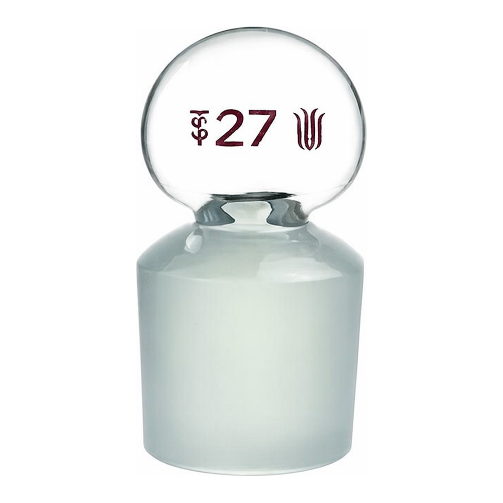 Merck Synthware flask length pennyhead stopper, solid