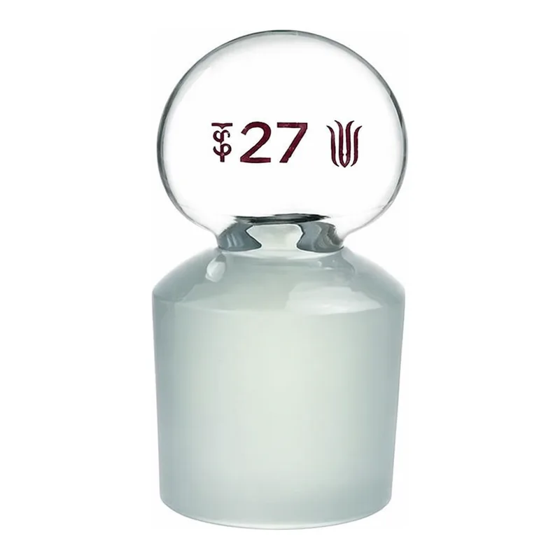 Merck Synthware flask length pennyhead stopper, solid