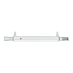 Merck Synthware Liebig condenser with 8 mm OD hose connections