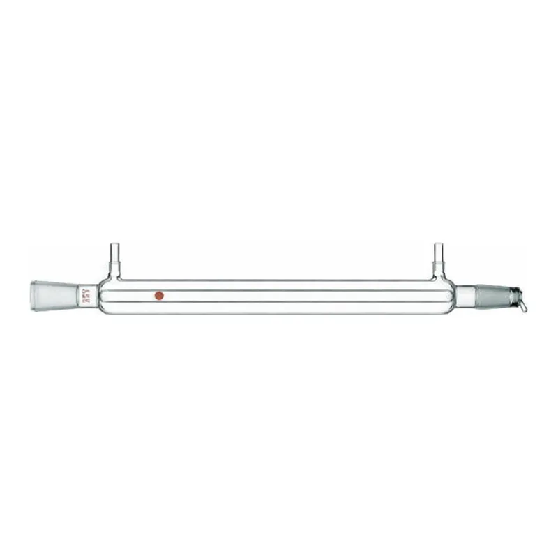 Merck Synthware Liebig condenser with 8 mm OD hose connections