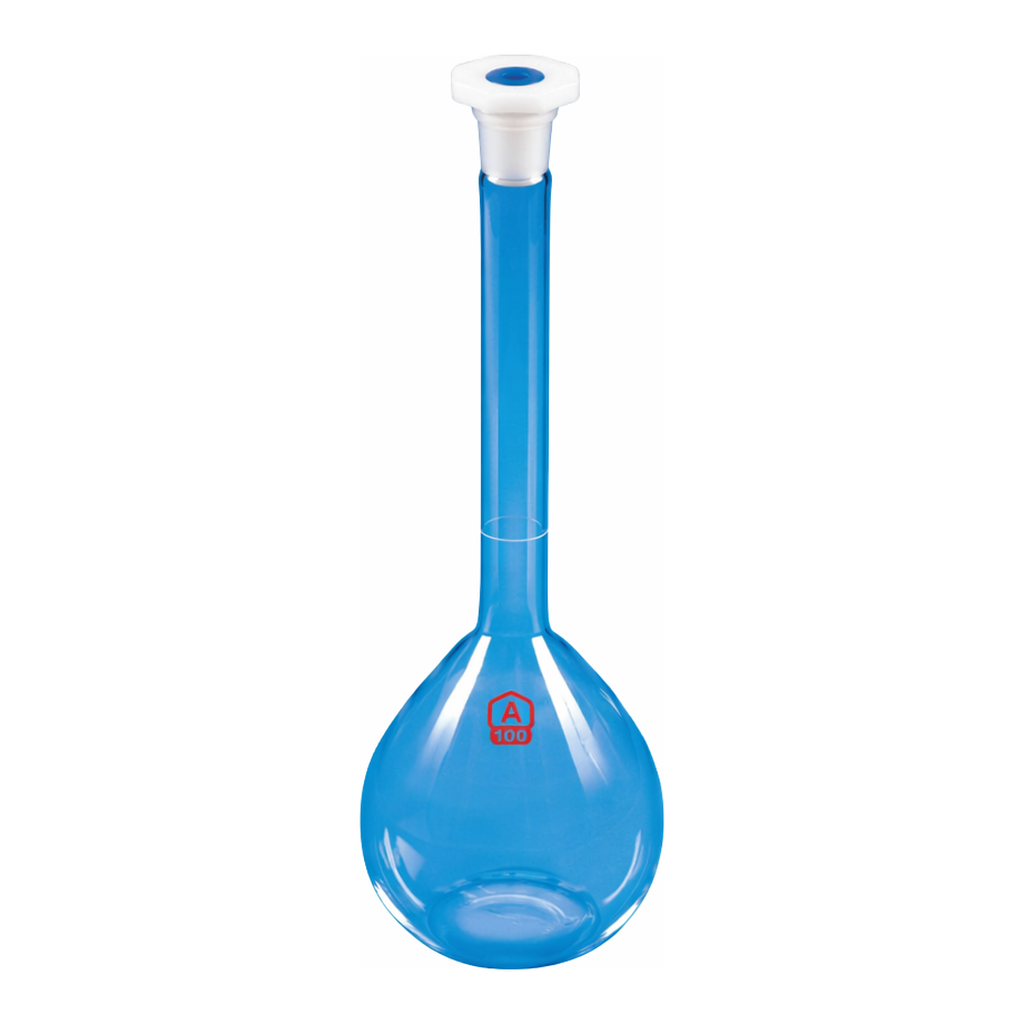 Merck Aldrich Essentials volumetric flask, Class B, meets DIN ISO-1042