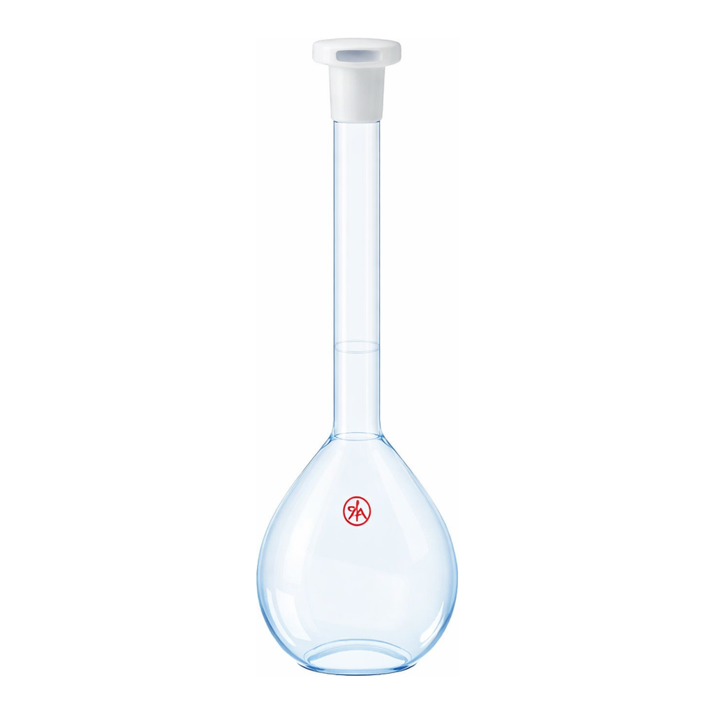 Merck Aldrich Essentials volumetric flask, class A, meets ASTM E288