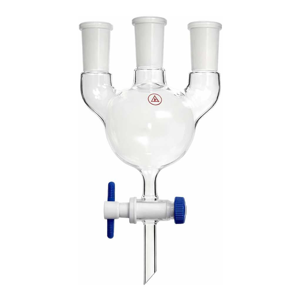 Merck Aldrich three-neck flask with bottom outlet