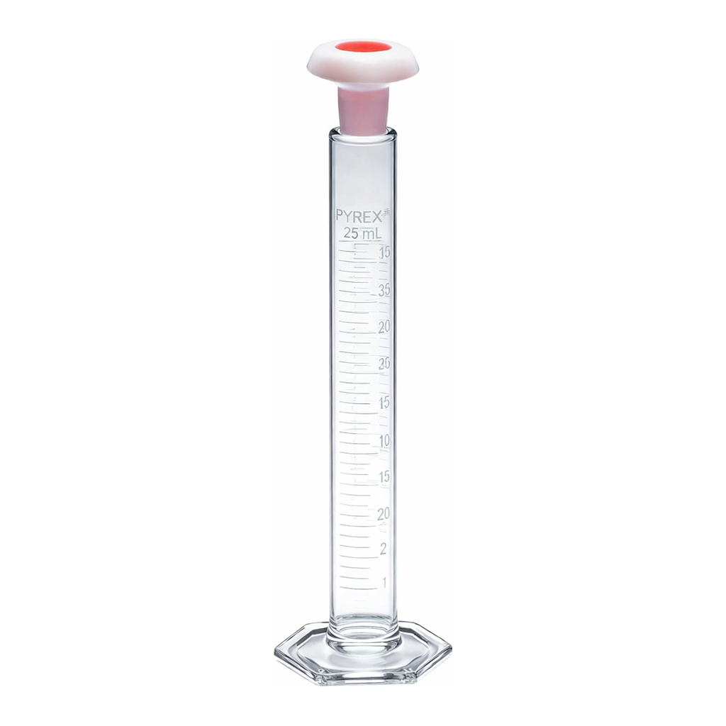 Merck Pyrex Mixing cylinder, class A, works certified