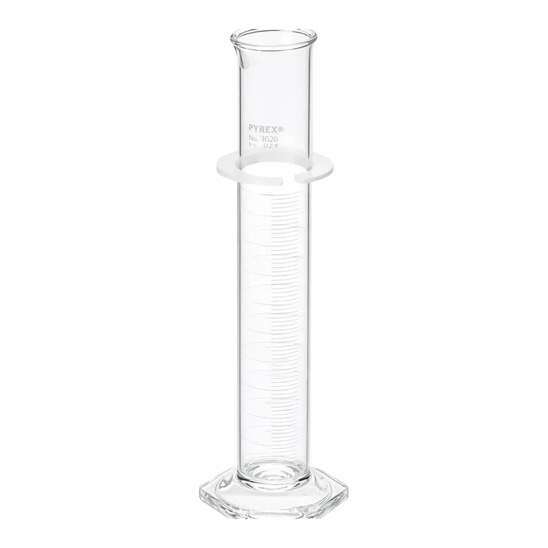 Merck Pyrex single metric scale graduated cylinder, calibrated to deliver