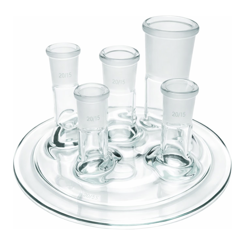 Merck Quickfit flat flange lids for reaction flasks