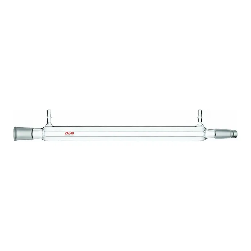 Merck Synthware Liebig condenser with 8 mm OD hose connections