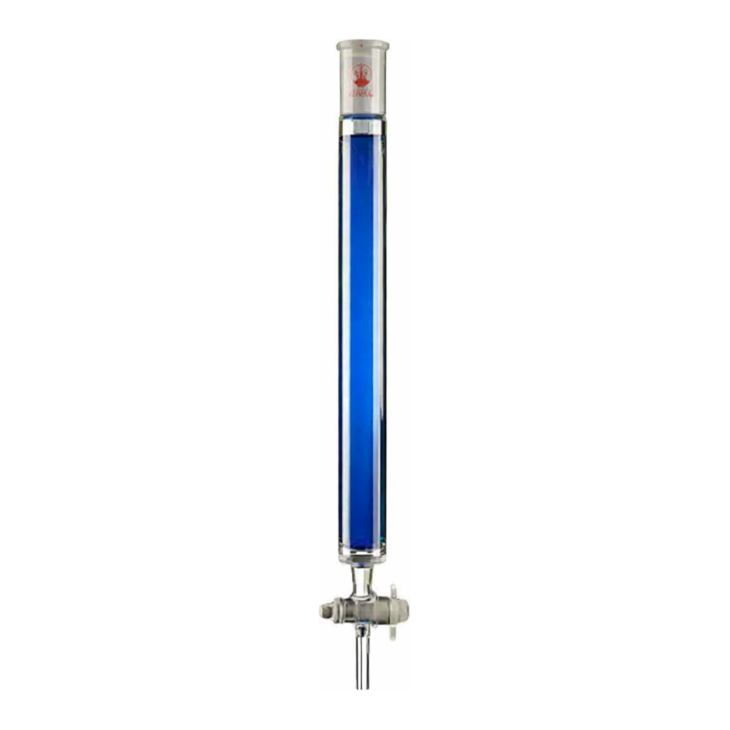 Merck Synthware chromatography column with PTFE stopcock