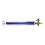 Merck Synthware chromatography column with with spherical joint, PTFE stopcock and coarse frit