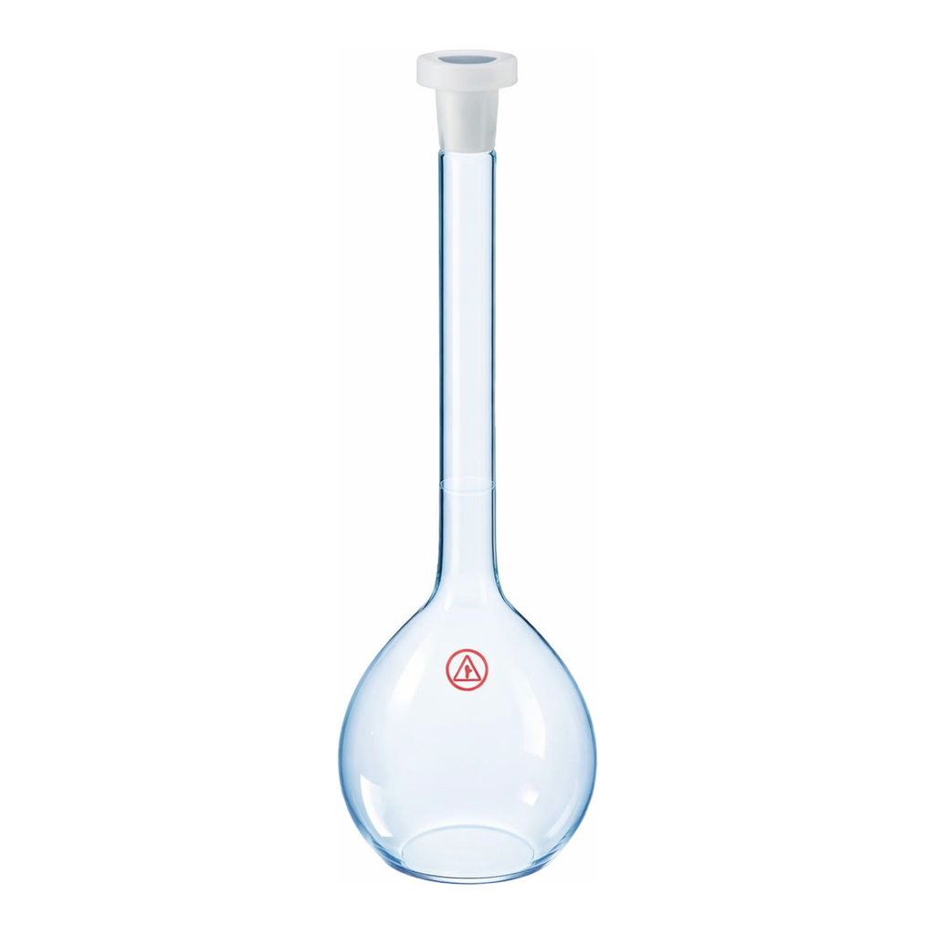Merck Aldrich Essentials volumetric flask, Class B, meets DIN ISO-1042
