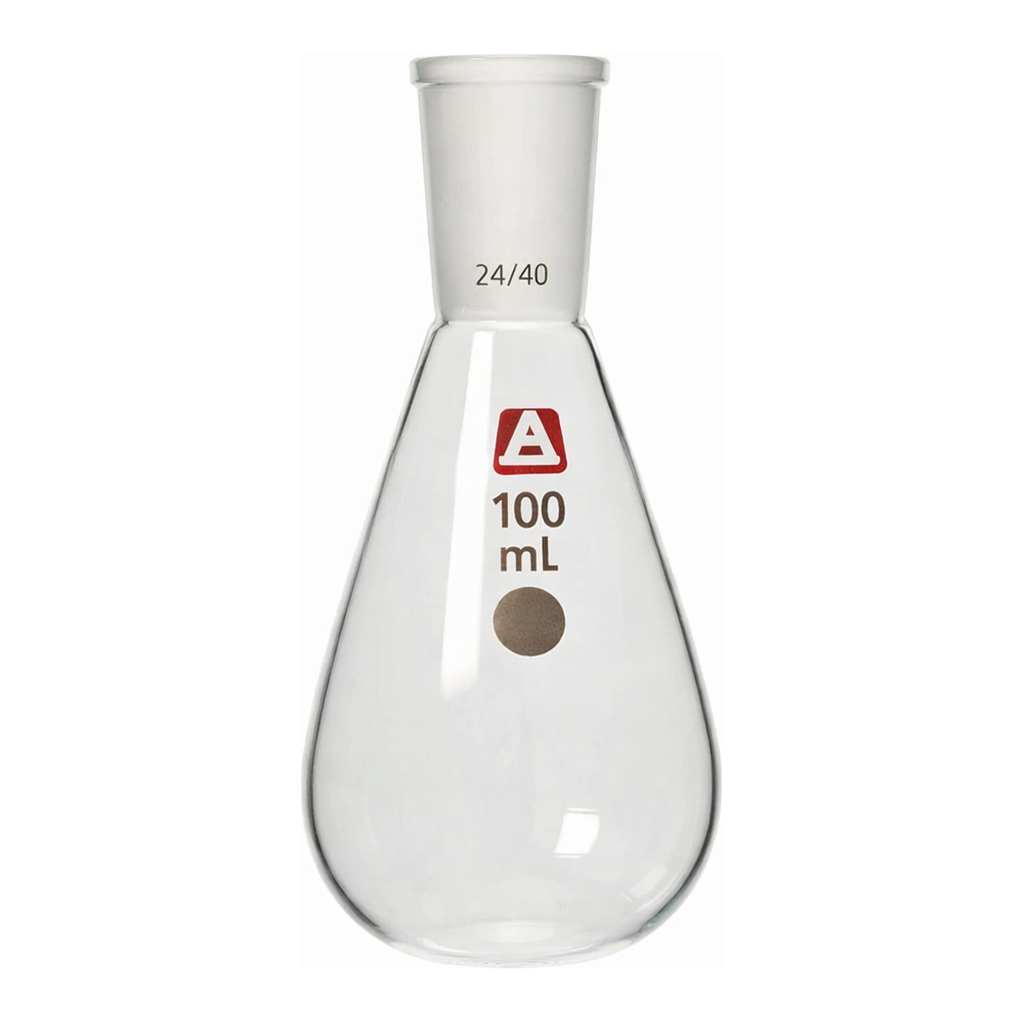 Merck Aldrich evaporating flask, pear-shaped