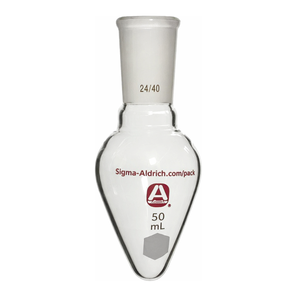 Merck Aldrich pear-shaped flask