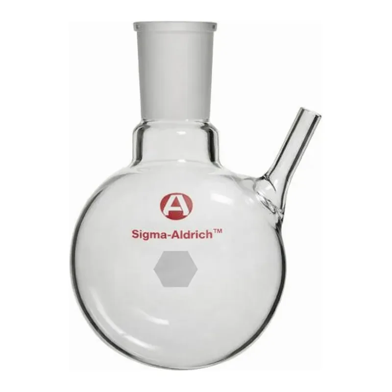 Merck Aldrich round-bottom flask with septum-inlet