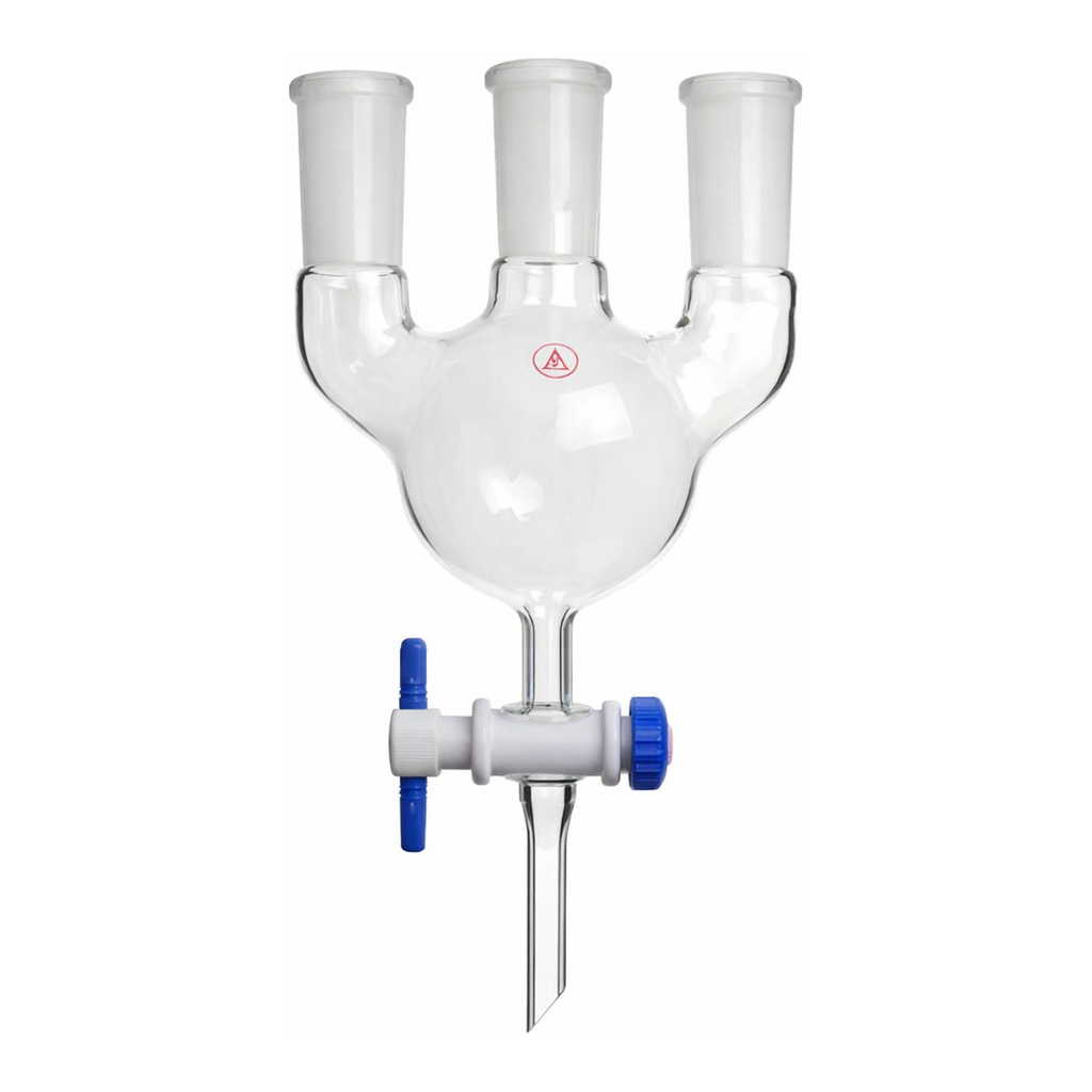 Merck Aldrich three-neck flask with bottom outlet