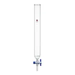 Merck Synthware chromatography column with PTFE stopcock and coarse frit