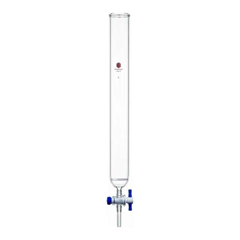 Merck Synthware chromatography column with PTFE stopcock and coarse frit
