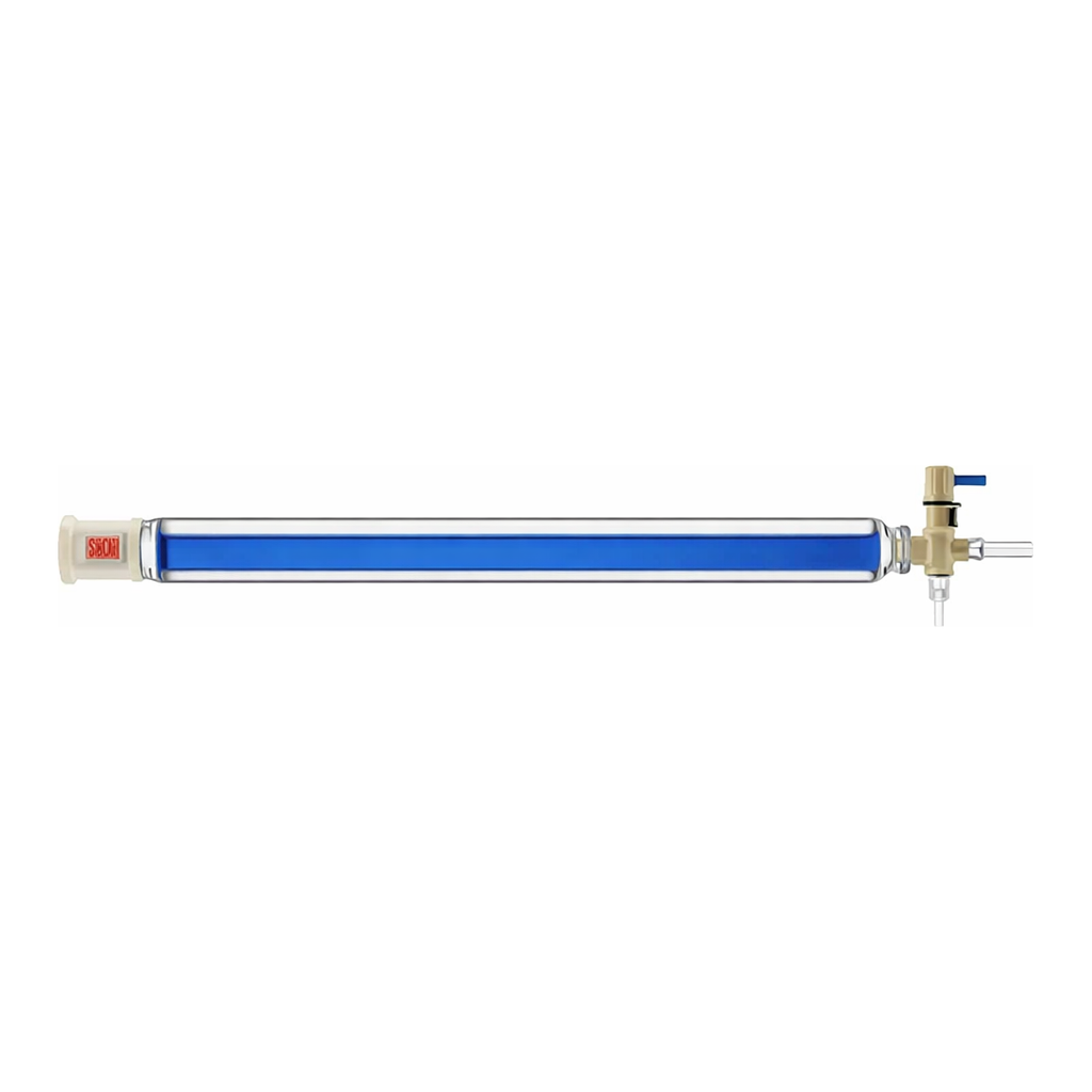 Merck Synthware chromatography column with PTFE stopcock and coarse fritted disc