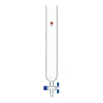 Merck Synthware chromatography column with PTFE stopcock and coarse frit