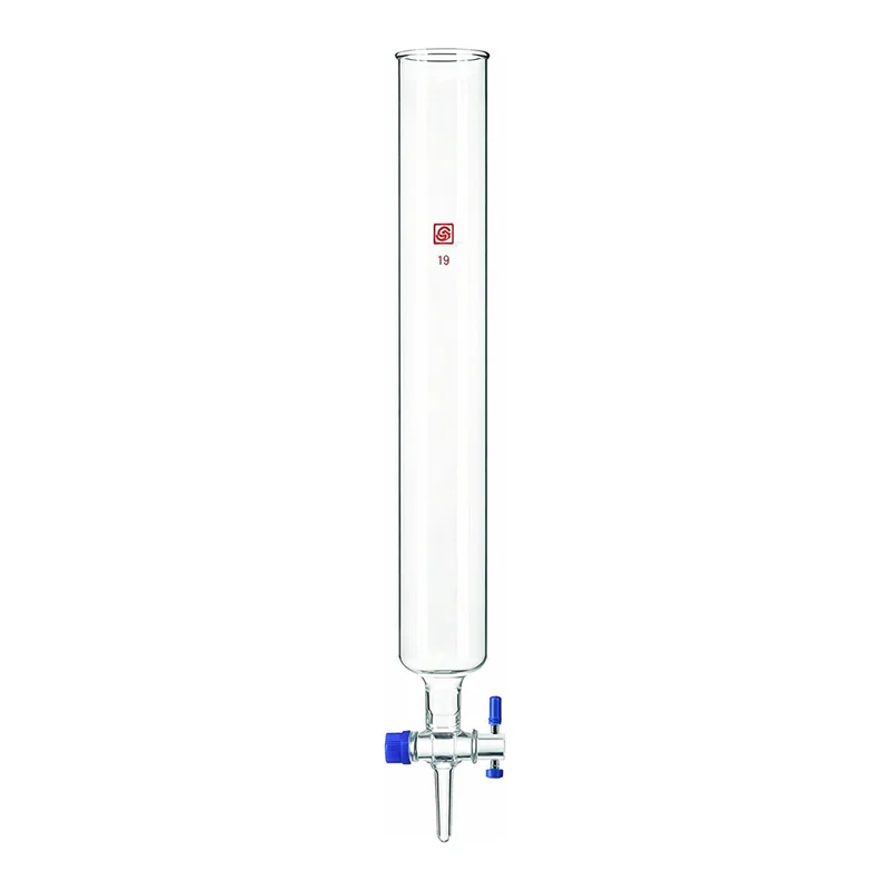 Merck Synthware chromatography column with PTFE stopcock and coarse frit