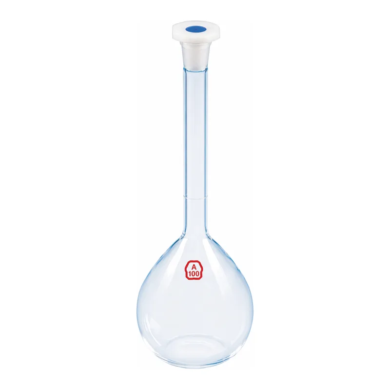 Merck Aldrich Essentials volumetric flask, Class B, meets DIN ISO-1042