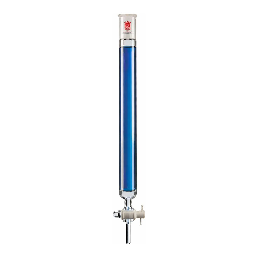 Merck Synthware chromatography column with PTFE stopcock